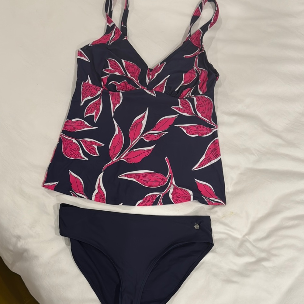 VENUS Blue and Pink Floral Bikini Swim Set